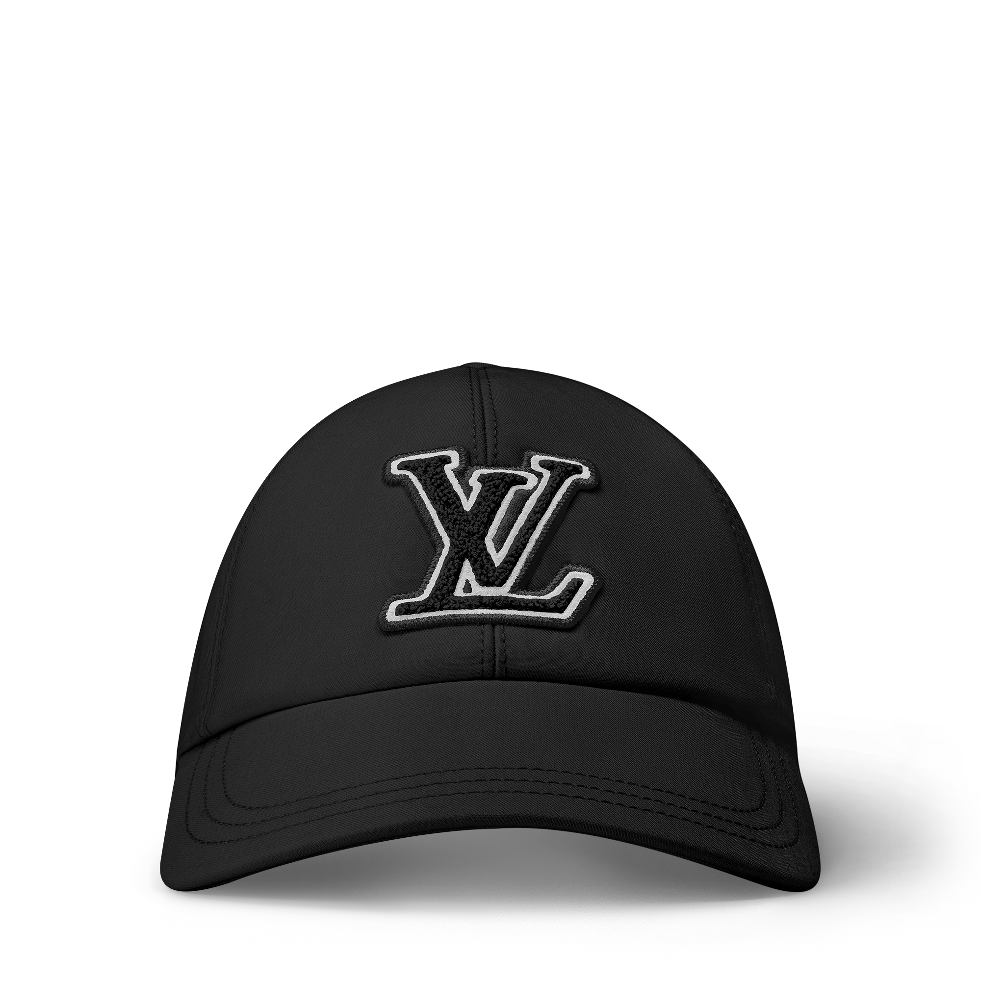 Louis Vuitton 黒キャップ LVロゴ刺繍 リーグ LOUIS VUITTON キャップ・LV リーグ ブラック Louis Vuitton 黒